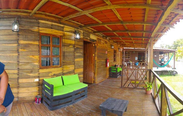 Green Monkey Hostel Bacalar Exterior photo